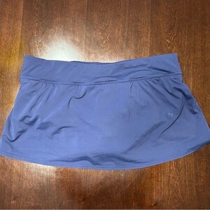 Lands' End Blue Skater Mini Skirt for Athletic Wear